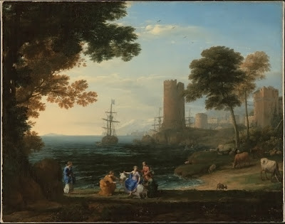 coast view with the abduction of europa